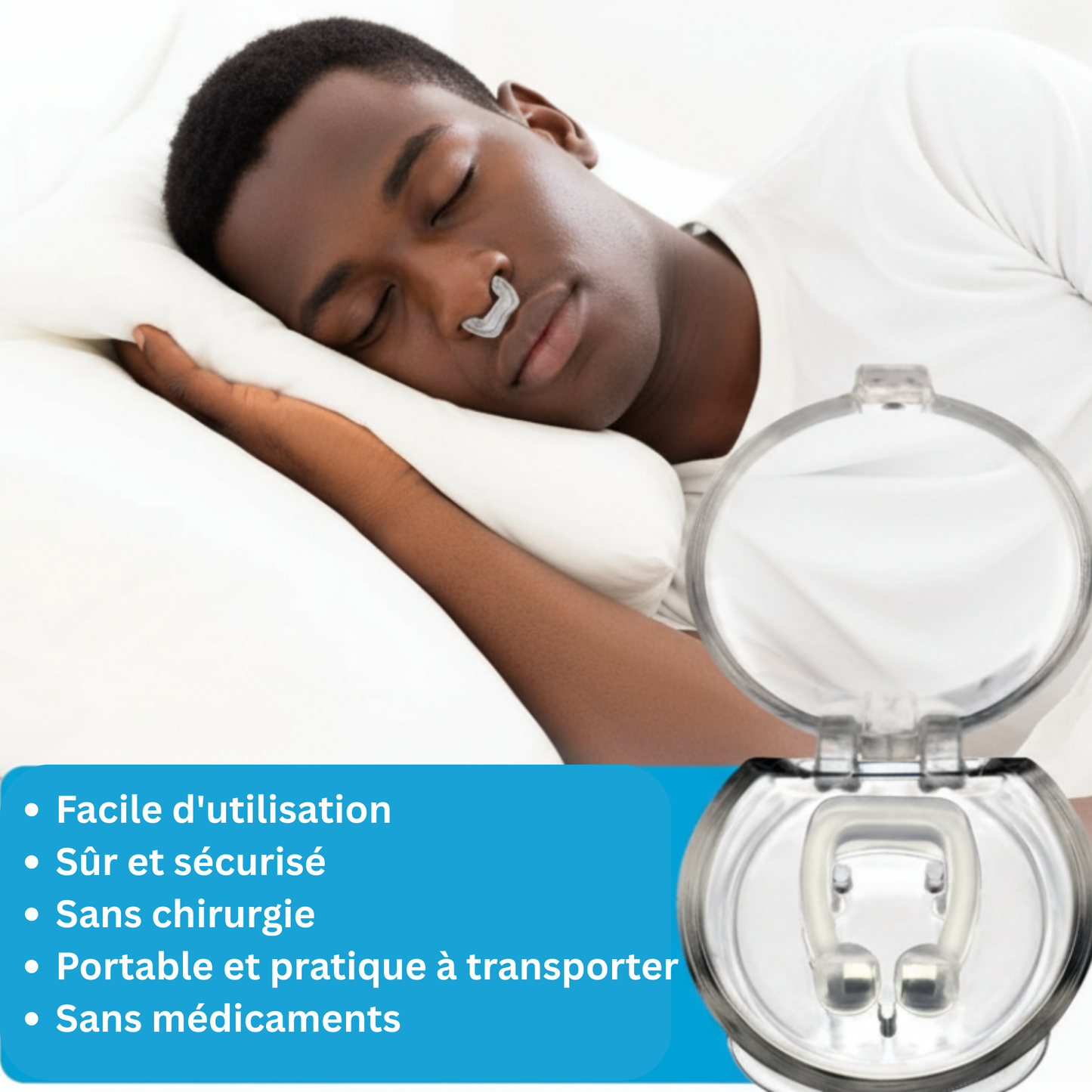 Clip anti-ronflement